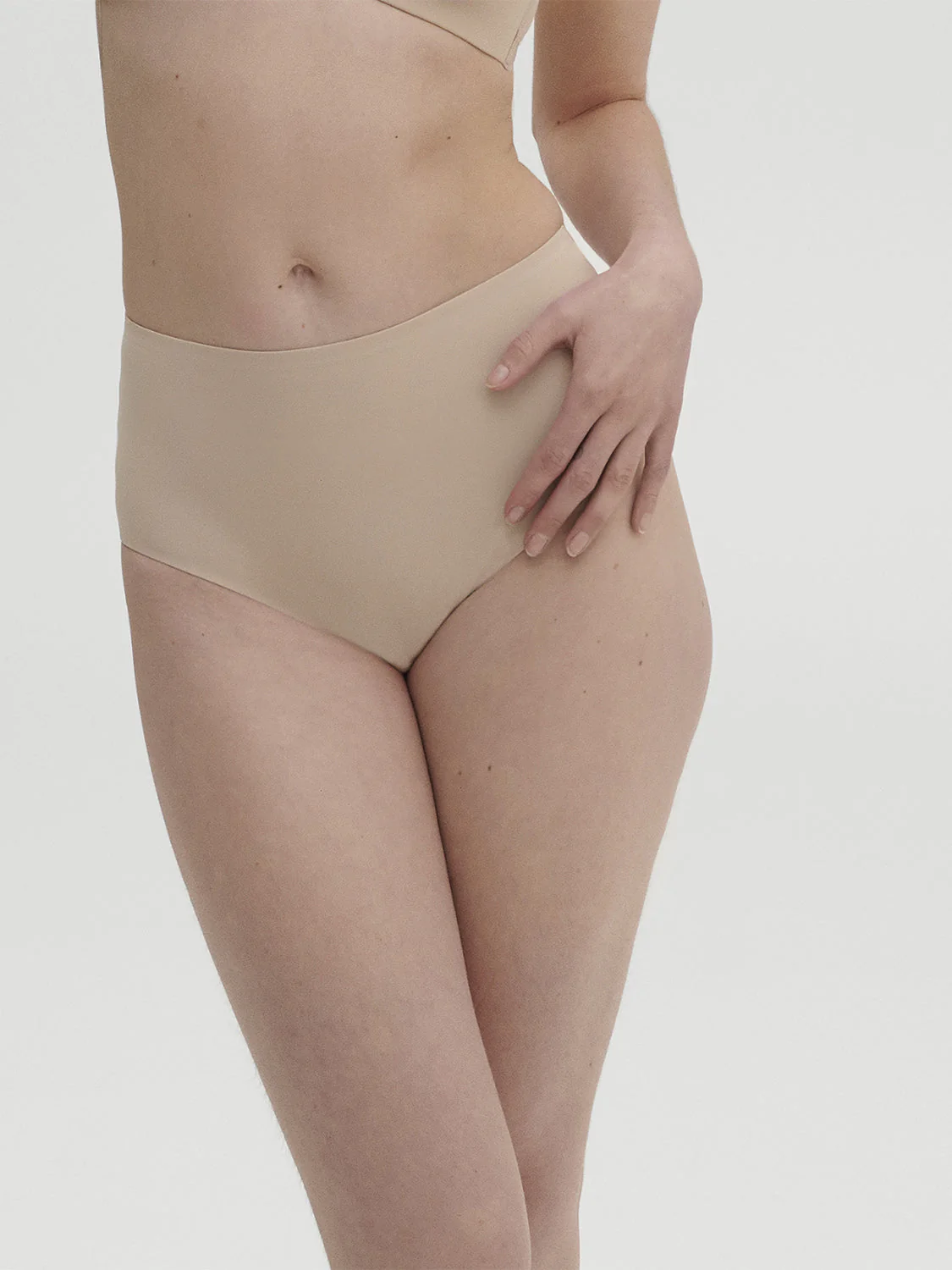 Control high-waist brief - Skin rose