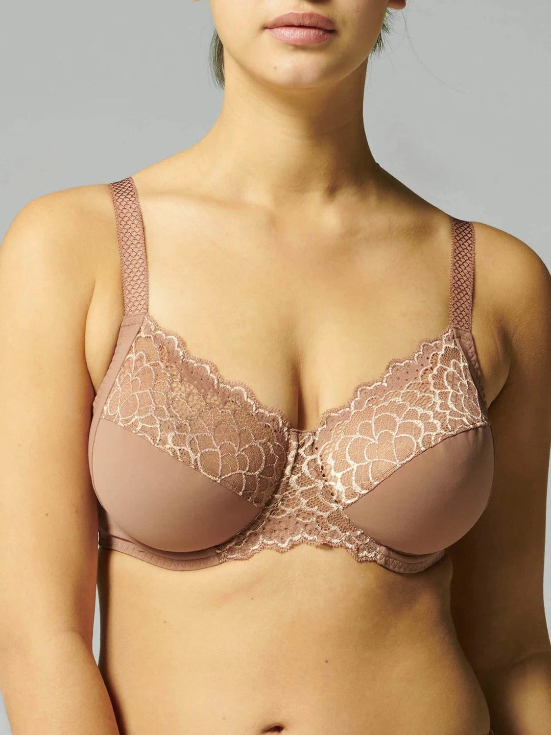 Full cup support bra - Coco brown - Image 8